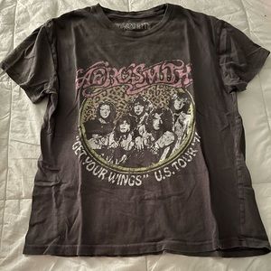 Aerosmith vintage tee shirt in gray
